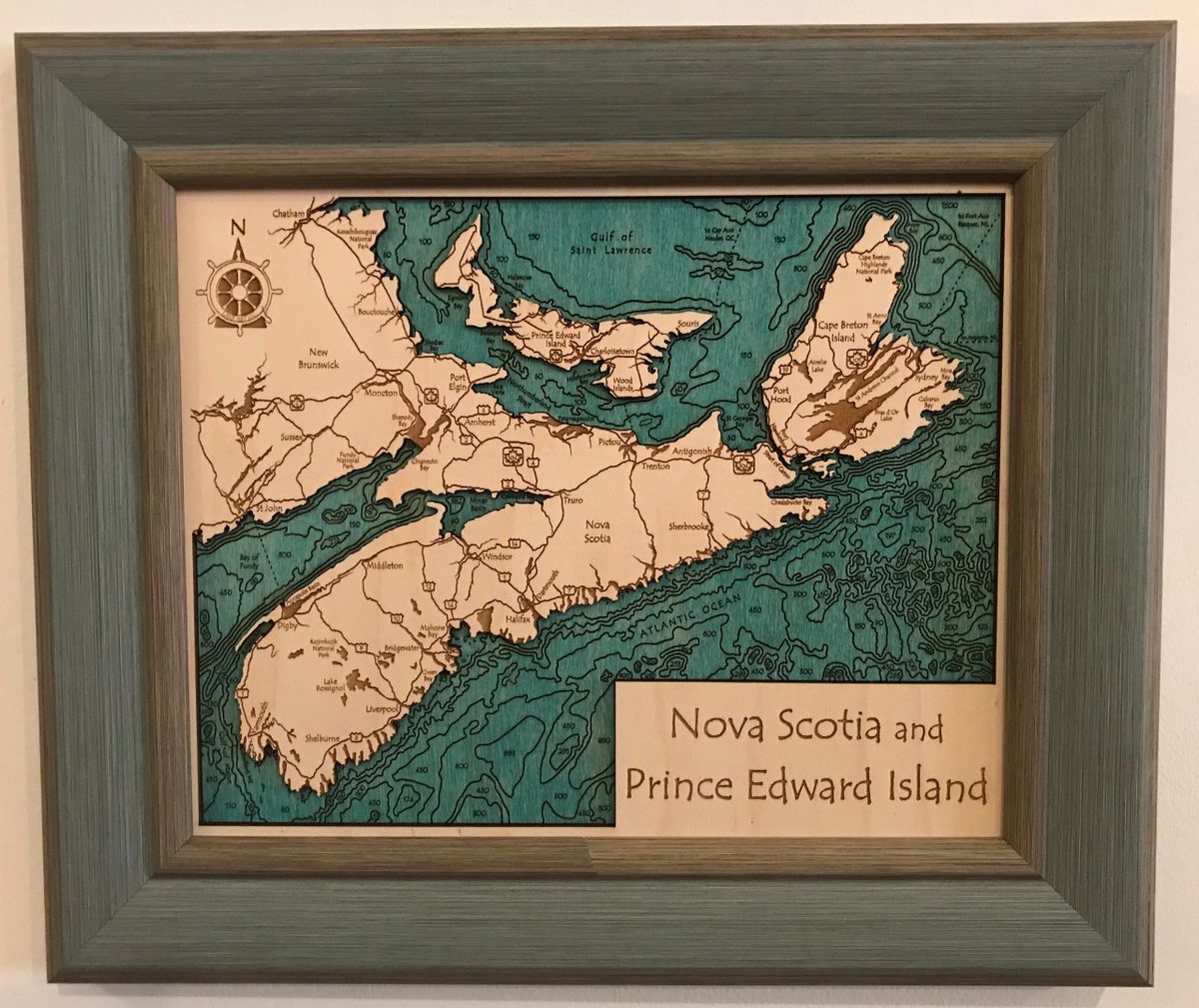 Nova Scotia and Prince Edward Island 8" x 10"